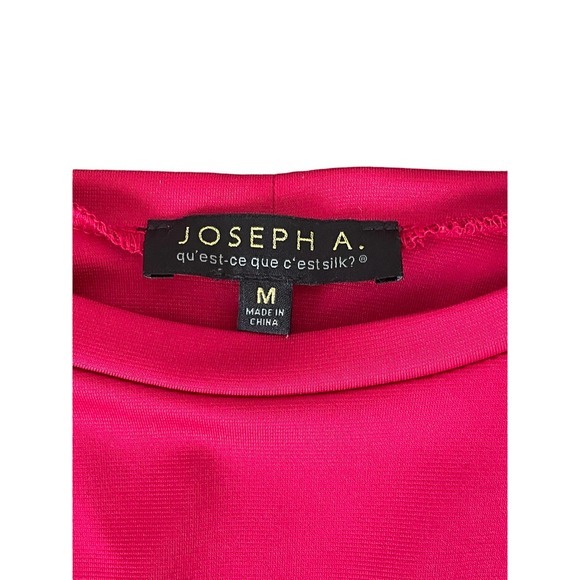 Joseph A Qu'est-ce Que C'est Silk Blouse Women's Size Medium Cranberry Red - Picture 7 of 10